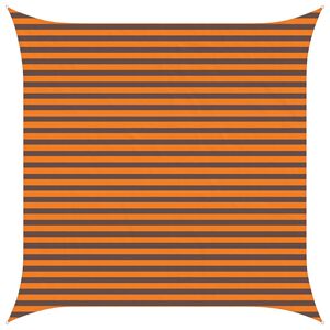 vidaXL Solskygge sejl Orange og Brun 3,6 x 3,6 m 100% polyester Oxford