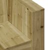 vidaXL sofastol til haven 79x60x62 cm imprægneret fyrretræ