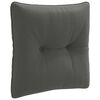 vidaXL Rygpude PUTTEN 100% polyester Antracit 40 x 40 x 10 cm