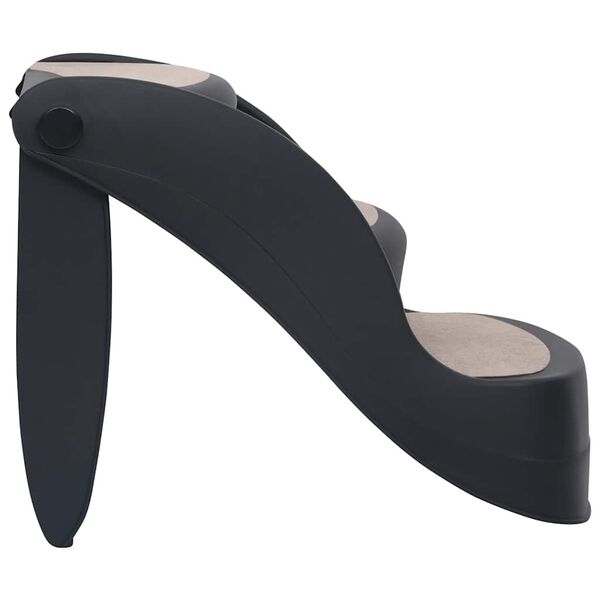 vidaXL foldbar hundetrappe 3 trin sort