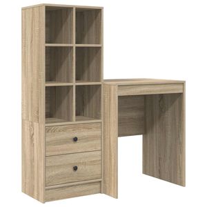 vidaXL Bord Sonoma eg 105,5 x 50 x 127 cm 2 stk.