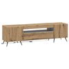 vidaXL LED TV-skab Artisan-eg Konstrueret tr&aelig;