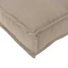 vidaXL Palle Pudes&aelig;t 2 pcs Gr&aring;brun 150 x 40 x 8 cm Oxford Stof