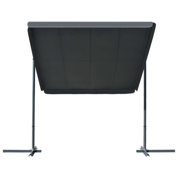 vidaXL pavillon vipbart glidetag 350x253x196 cm antracitgr&aring;