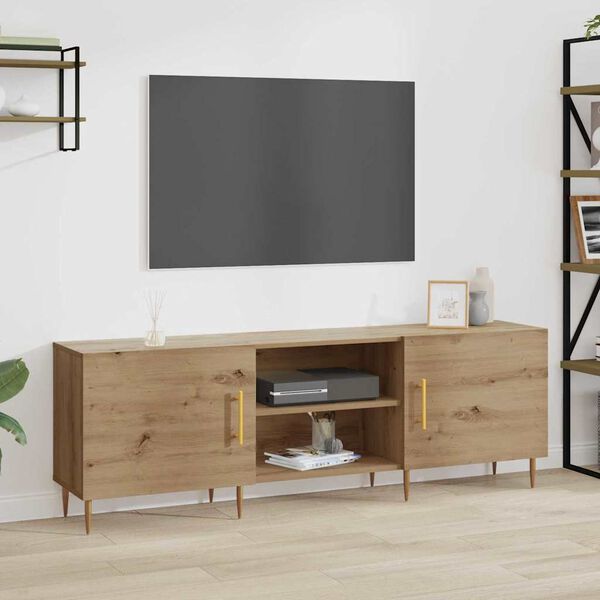 vidaXL TV-skab artisan eg 150 x 30 x 50 cm Konstrueret tr&aelig;