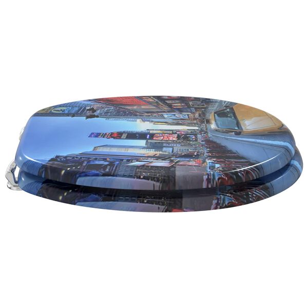 vidaXL toilets&aelig;der med l&aring;g 2 stk. New York-design MDF