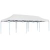 vidaXL foldbart pop-op-festtelt 3 x 9 m hvid