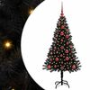 vidaXL Juletr&aelig; Sort 120 cm PVC