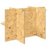 vidaXL Terrariumbase Brun 80 x 50 x 50 cm OSB