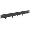 vidaXL Pl&aelig;nekant 30 pcs 100 x 15 cm St&aring;l Sort