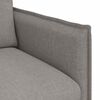 vidaXL Sofa 2 pcs Gr&aring;brun 196 x 82 x 85 cm Stof