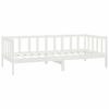 vidaXL daybed med skuffer 90x200 cm massivt fyrretr&aelig; hvid