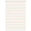 vidaXL zebragardin marmorbeige 100x100 cm stofbredde 95,9 cm polyester