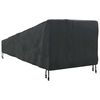 vidaXL Udend&oslash;rs m&oslash;belovertr&aelig;k Sort 195 x 76 x 82 cm 210D Oxford Stof