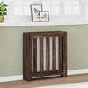 vidaXL radiatorskjuler 78x20x82 cm konstrueret tr&aelig; brun egetr&aelig;sfarvet