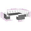 vidaXL sofas&aelig;t til haven 13 dele med hynder polyrattan sort