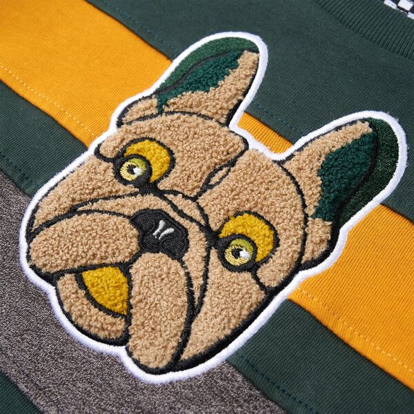 Sweatshirt til b&oslash;rn str. 116 m&oslash;rkegr&oslash;n