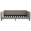 vidaXL daybed med madras 80x200 cm stof gr&aring;brun