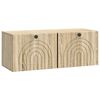 vidaXL V&aelig;gh&aelig;ngt TV-skab Sonoma-eg 78,5 x 31 x 30 cm Konstrueret tr&aelig;