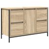 vidaXL h&aring;ndvaskskab med skuffer 90x34,5x60 cm sonoma-eg