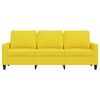 vidaXL 3-personers sofa 180 cm stof lysegul