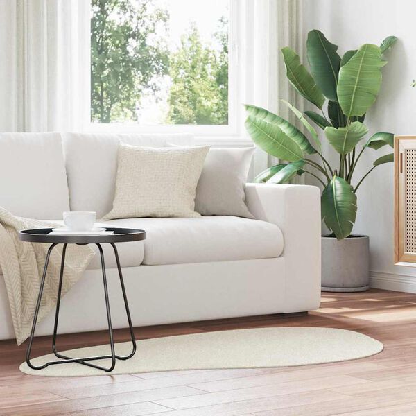 vidaXL Omr&aring;det&aelig;pper HUARTE Creme 80 x 150 cm Polyester