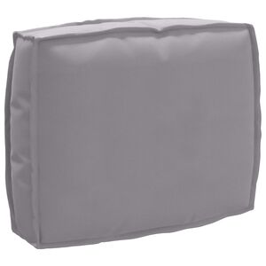 vidaXL Pude Gr&aring; 50 x 40 x 12 cm Oxford stof
