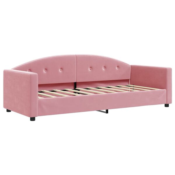 vidaXL daybed 80x200 cm velour pink