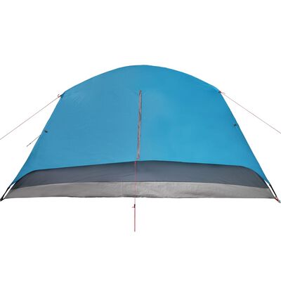 vidaXL 4-personers campingtelt med fortelt vandtæt blå