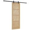vidaXL Skyded&oslash;r ORKDAL 73,5 x 211 cm Massivt fyrretr&aelig; Naturfarvet