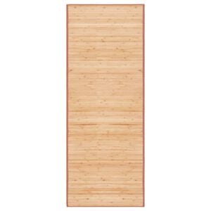vidaXL gulvt&aelig;ppe 80x200 cm bambus brun
