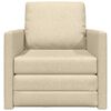 vidaXL 2-i-1 sovesofa 112x174x55 cm stof creme