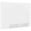 vidaXL v&aelig;gh&aelig;ngt tv-skab 135x23,5x90 cm konstrueret tr&aelig; hvid