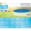 Intex solopvarmet poolovertræk rund 488 cm