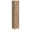 vidaXL Skab S&aelig;t 2 pcs 33 x 34,5 x 90 cm Konstrueret tr&aelig;