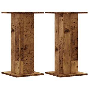 vidaXL plantestativer 2 stk. 30x30x60 cm konstrueret tr&aelig; antikt tr&aelig;