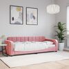 vidaXL daybed 80x200 cm velour pink