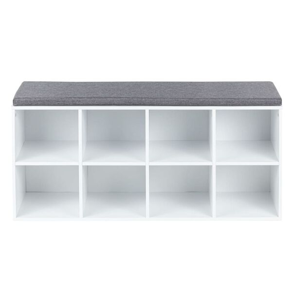 HI skoreol med hynde 103,5x29x48 cm hvid