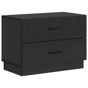 vidaXL Natskab Sort 62 x 34,5 x 44,5 cm Konstrueret tr&aelig;