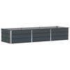 vidaXL Plantekasse Antracit 240 x 80 x 45 cm St&aring;l