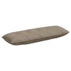vidaXL Rygpude Gr&aring;brun 140 x 50 cm Mikrofiberstof