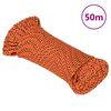vidaXL tovv&aelig;rk til b&aring;d 5 mm 50 m polypropylen orange
