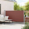 vidaXL sidemarkise til terrasse 160x300 cm brun