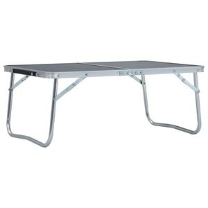 vidaXL foldbart campingbord 60 x 40 cm aluminium gr&aring;