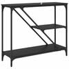 vidaXL Konsolbord Sort eg 88,5 x 30 x 75 cm Konstrueret tr&aelig;