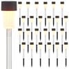 vidaXL Udend&oslash;rs sollys med jordspyd 24 pcs Varm hvid 29,5 cm