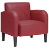 vidaXL sofastol med arml&aelig;n 54 cm kunstl&aelig;der vinr&oslash;d