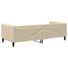 vidaXL daybed 90x200 cm stof cremefarvet