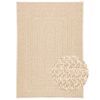vidaXL gulvt&aelig;ppe ZIZUR beige 120x170cm jute-look indend&oslash;rs og udend&oslash;rs