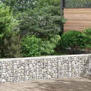 vidaXL gabion-h&oslash;jbede 3 stk. 30x30x50 cm jern